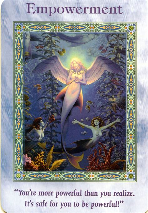 Dive deep into the magical world of mermaids and dolphins with oracle card readings